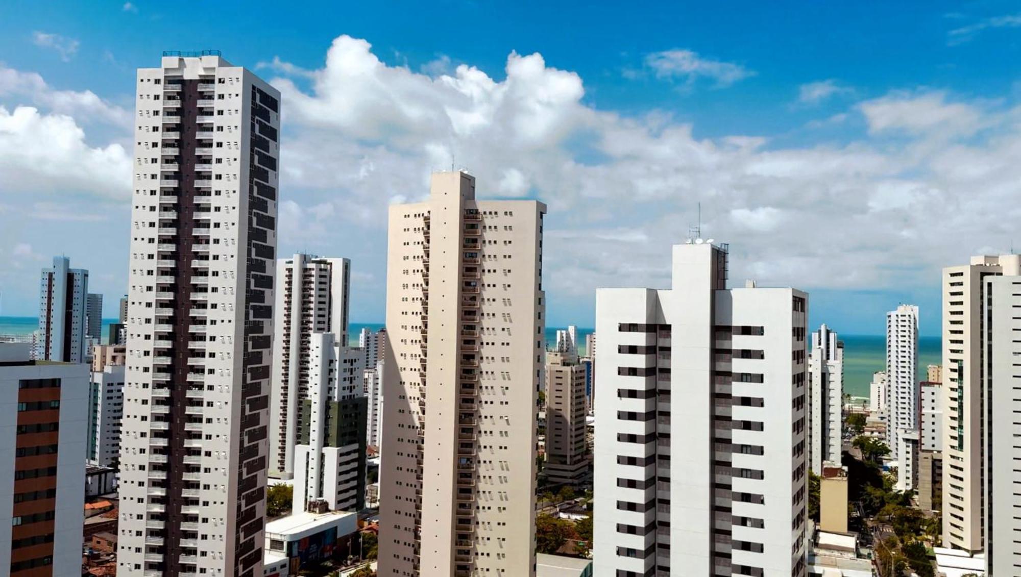 Flat Piscina No Rooftop Aluguel Temporada Em Ресифи Экстерьер фото
